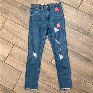 NWT Levi's High Rise Super Skinny Jeans Sz 10